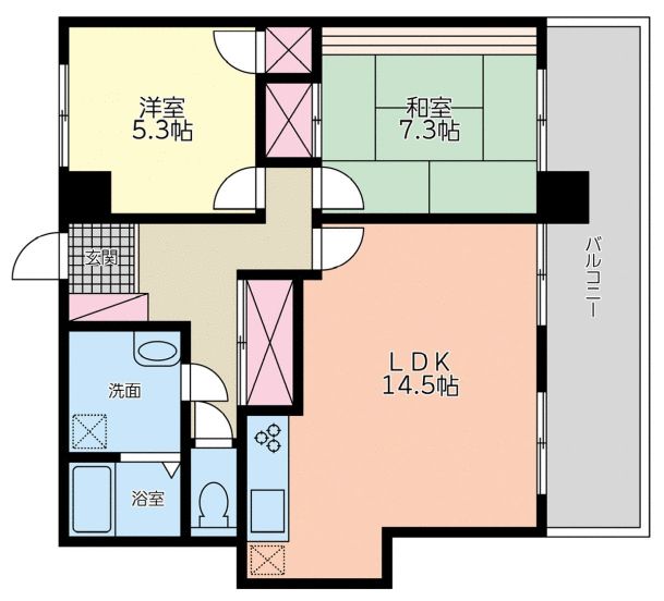 7階の間取り図