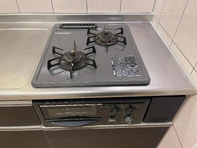 二口コンロ(グリル付) 二口コンロ(グリル付)