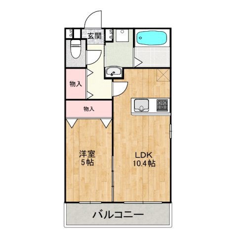 2階の間取り図