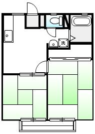 2階の間取り図