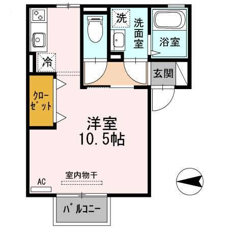 2階の間取り図