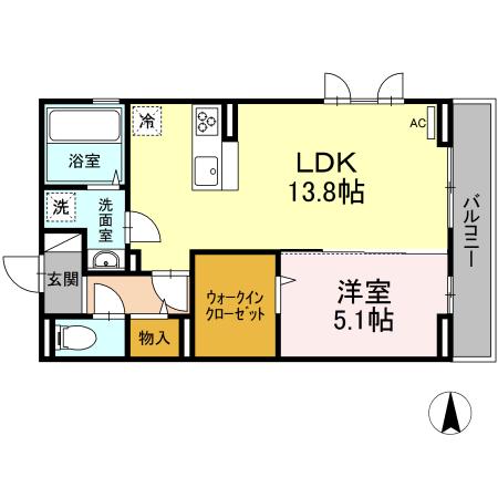 1階の間取り図