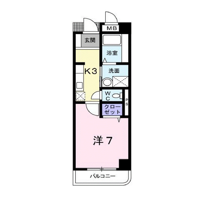 1階の間取り図