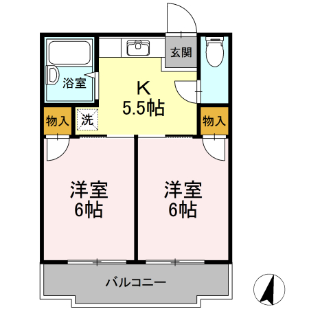 1階の間取り図
