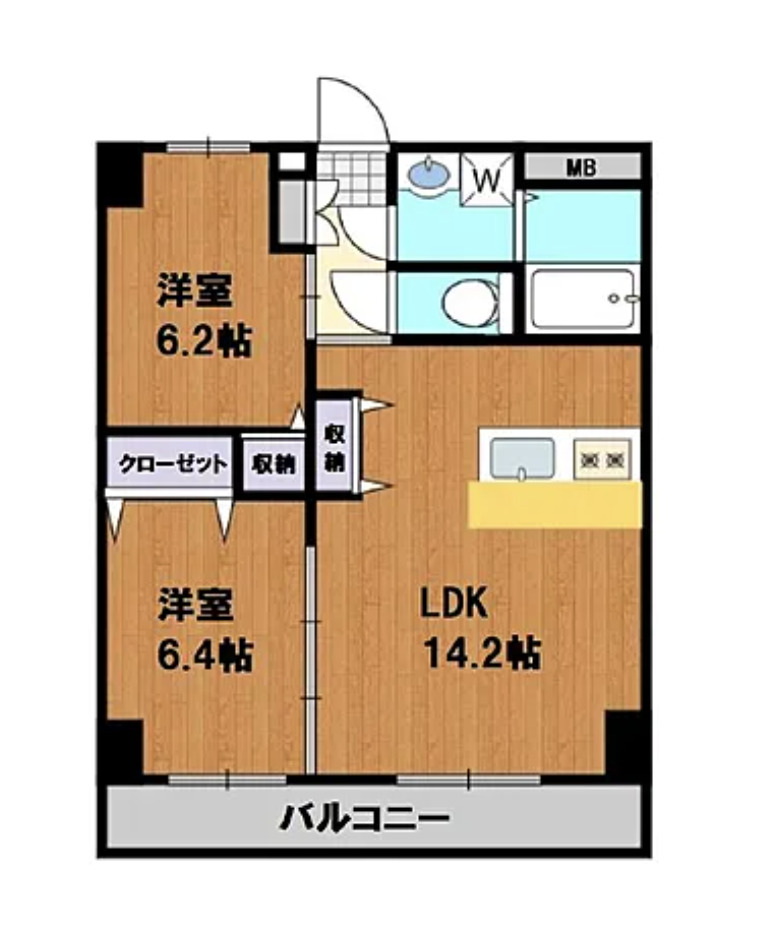 3階の間取り図