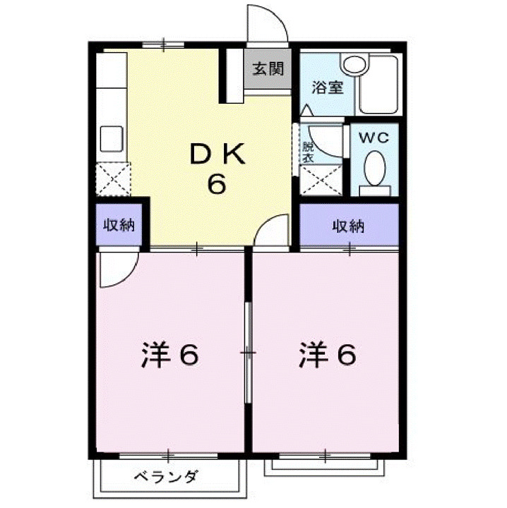 1階の間取り図