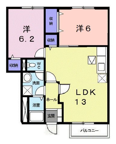 1階の間取り図