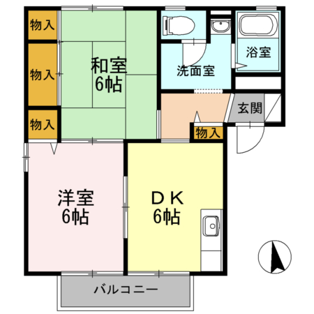 1階の間取り図