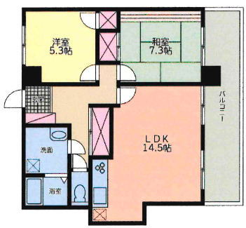 7階の間取り図