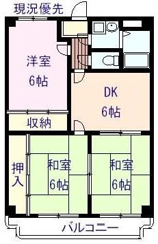 2階の間取り図