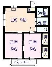 2階の間取り図