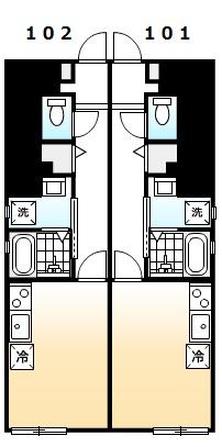 1階の間取り図