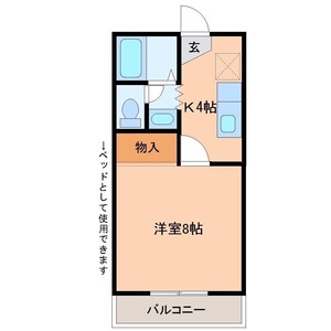 2階の間取り図