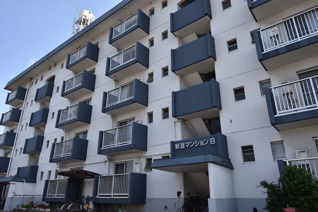 新涯マンションＢの外観