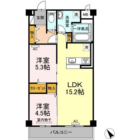 3階の間取り図