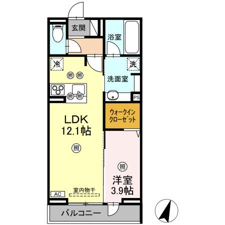 3階の間取り図