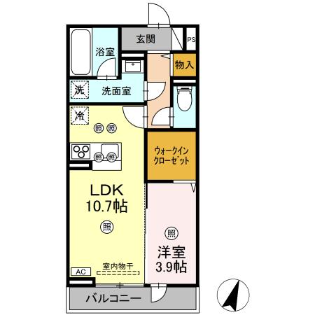 3階の間取り図