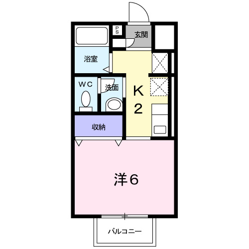 1階の間取り図