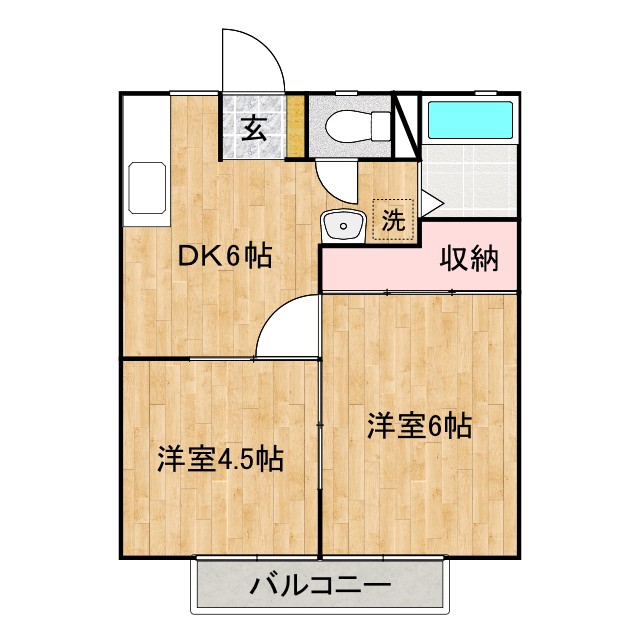 1階の間取り図