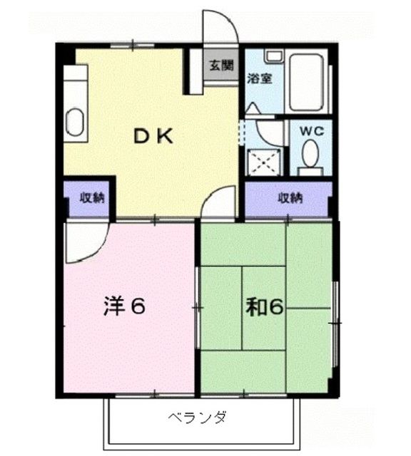 2階の間取り図