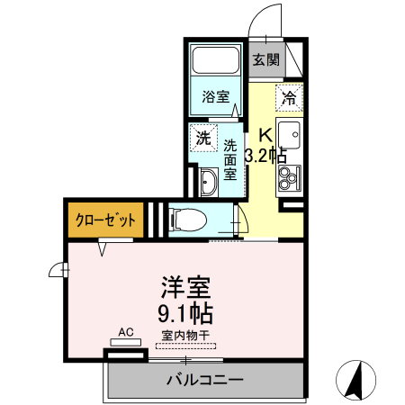 3階の間取り図