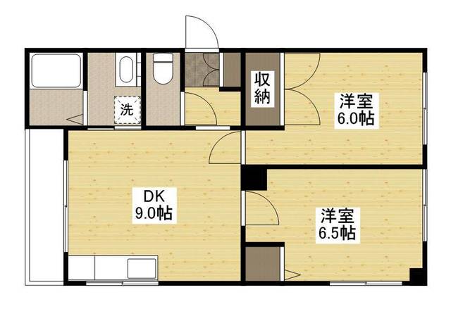 1階の間取り図