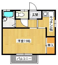 2階の間取り図
