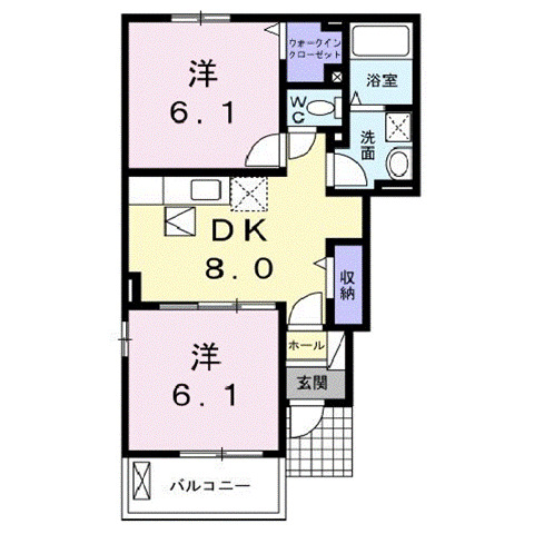 1階の間取り図