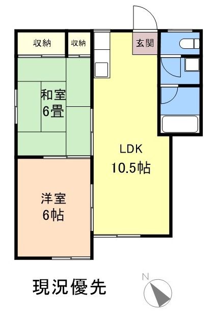 1階の間取り図