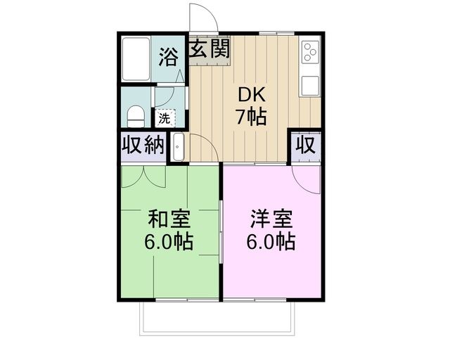 2階の間取り図