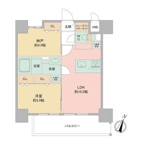 2階の間取り図