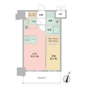 8階の間取り図