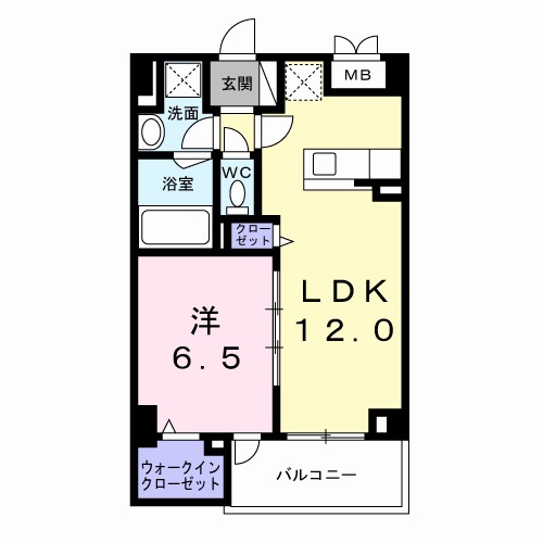7階の間取り図