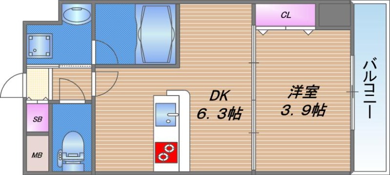 10階の間取り図