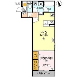 2階の間取り図