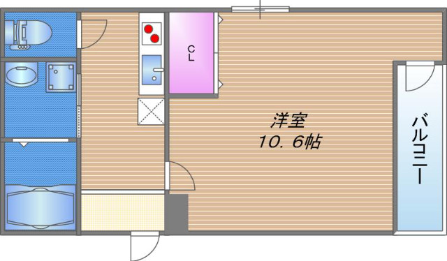 1階の間取り図