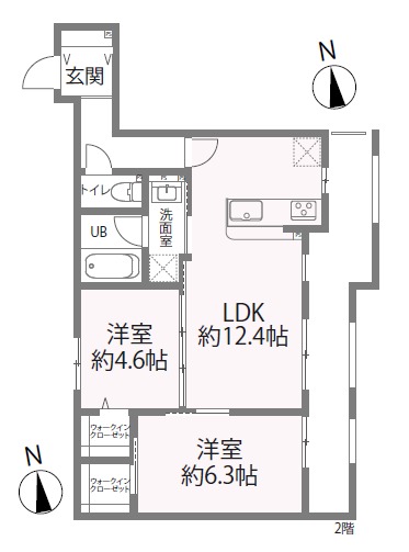 3階の間取り図