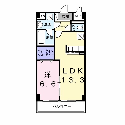 1階の間取り図