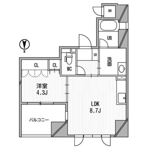 7階の間取り図