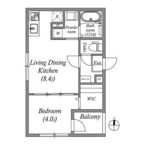 1階の間取り図