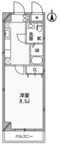 6階の間取り図