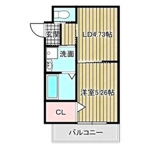 2階の間取り図
