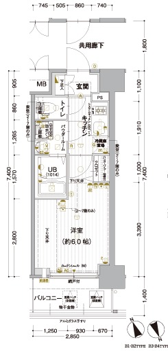 3階の間取り図