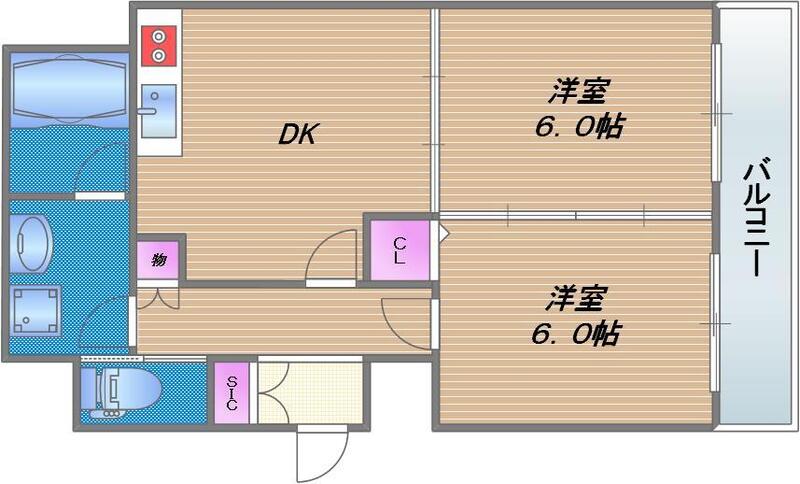 5階の間取り図
