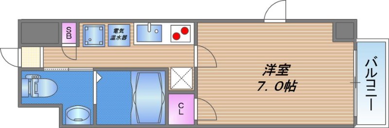 8階の間取り図