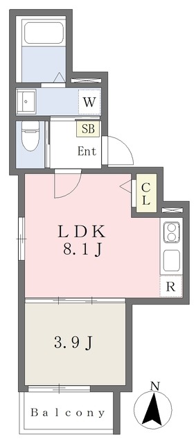 2階の間取り図