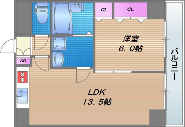 5階の間取り図