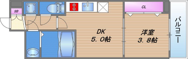 2階の間取り図