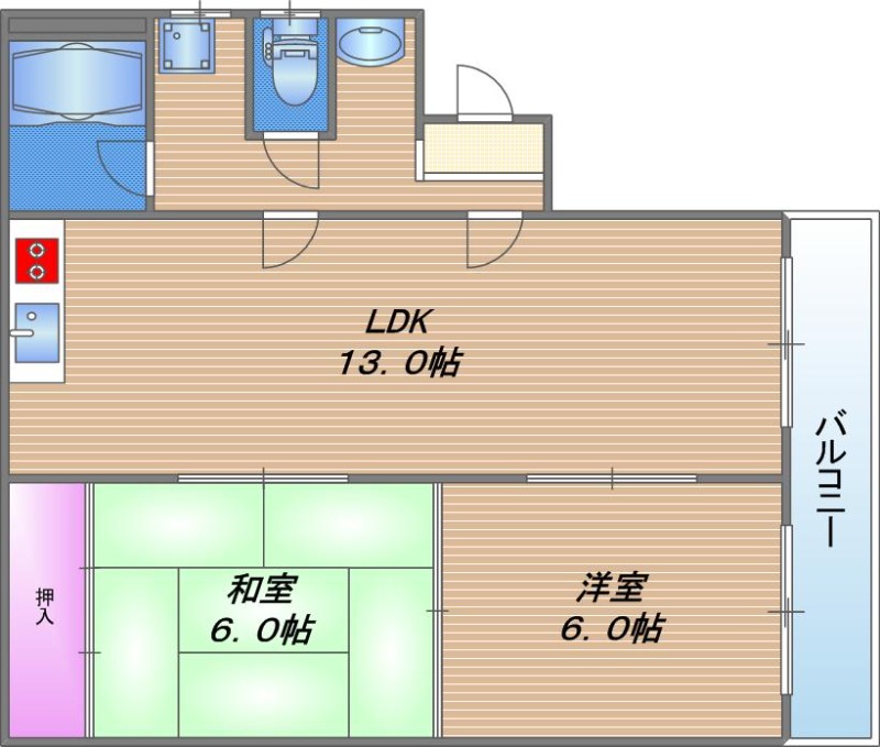 1階の間取り図