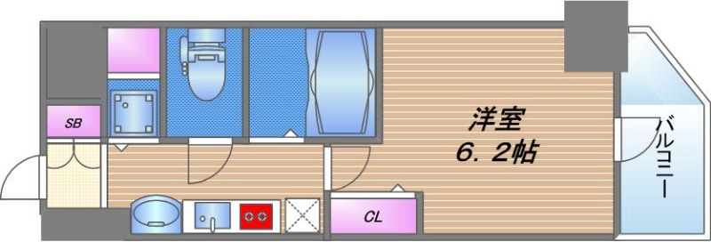 7階の間取り図